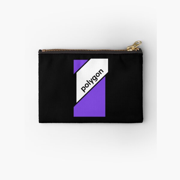 Item preview, Polygon MATIC Crypto Altcoin - Abstract Design with White and Purple Forms designed and sold by CryptoMoods.