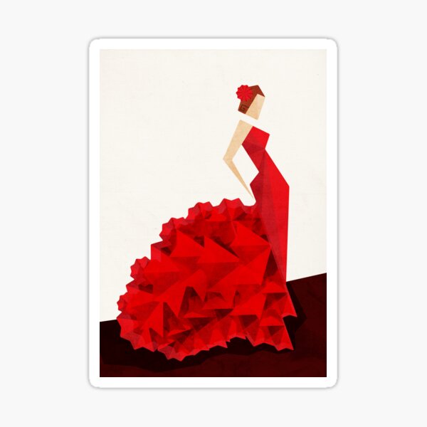 The Dancer (Flamenco) Sticker