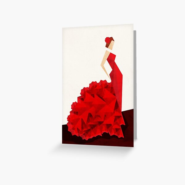 The Dancer (Flamenco) Greeting Card