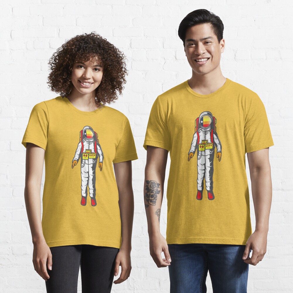 Astronaut T-shirt Space City Tee Houston T Shirt Retro 