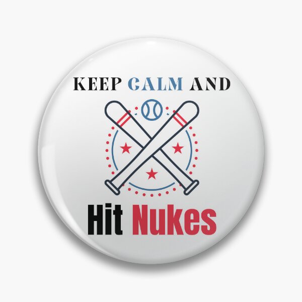 Item preview, Keep Calm and Hit Nukes Funny Baseball Design Perfect Gift designed and sold by NGAGE "LIVE LIFE".
