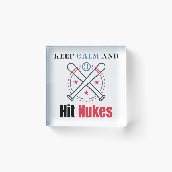 Item preview, Keep Calm and Hit Nukes Funny Baseball Design Perfect Gift designed and sold by NGAGE "LIVE LIFE".