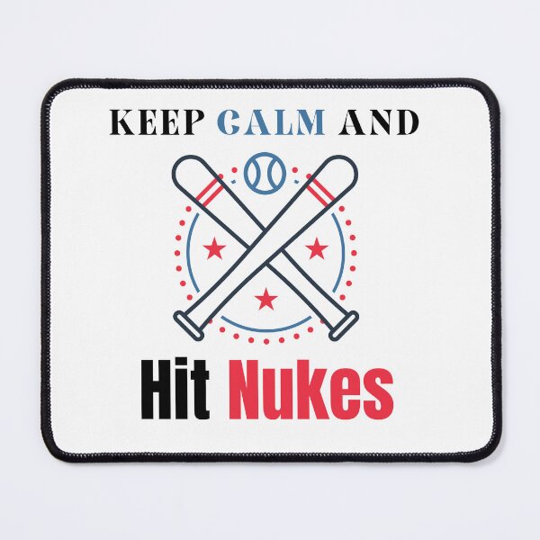 Item preview, Keep Calm and Hit Nukes Funny Baseball Design Perfect Gift designed and sold by NGAGE "LIVE LIFE".