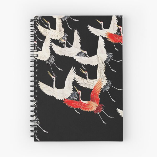 Aperçu de l'œuvre Furisode with a Myriad of Flying Cranes créée et vendue par Taniahshop.
