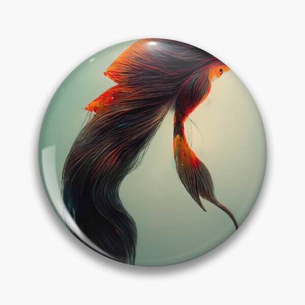 Item preview, Goon # 45 Hairy Betta Fish Gives You Wings! designed and sold by WinnieWonka13.