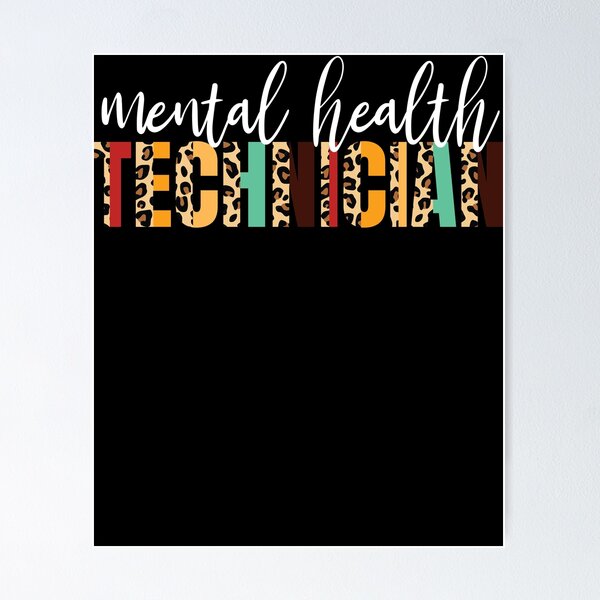 Item preview, Mental Health Tech Cheetah Print Psychiatric Technician Gear designed and sold by DynamicDesign.
