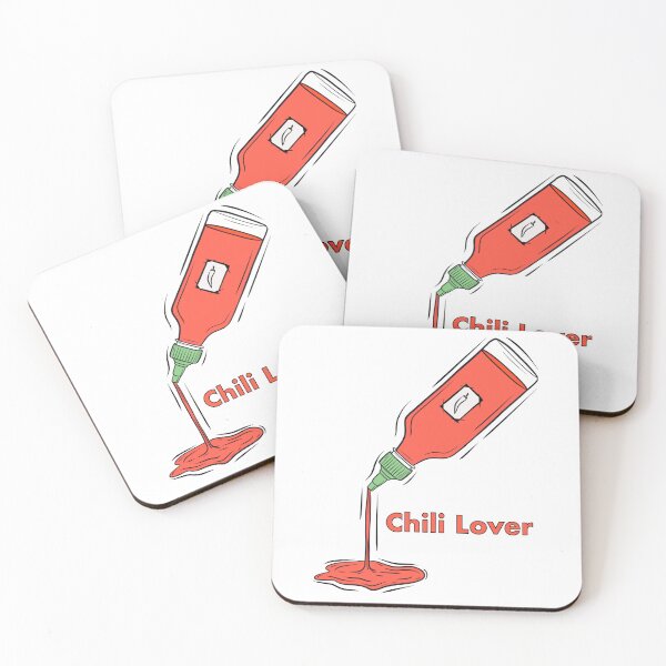 Item preview, Chili Lover Hot Sauce Illustration designed and sold by Illustranded.