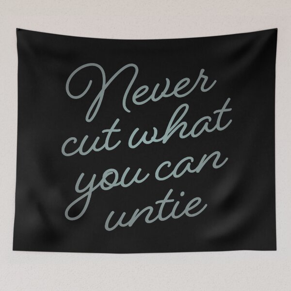 Item preview, Never cut what you can untie v.7 designed and sold by x1brett.
