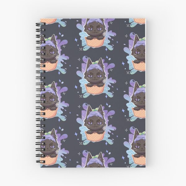 Aperçu de l'œuvre Ube Sorbet Yube Chat créée et vendue par SweetWhimsy.