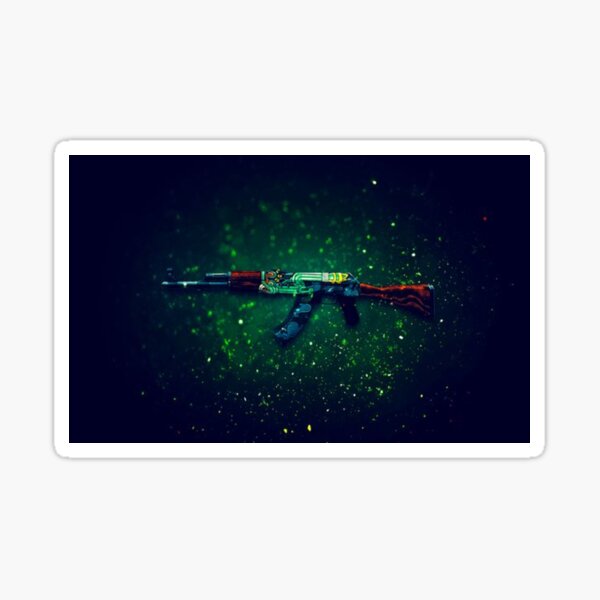 "AK47 Fire Serpent" Sticker for Sale by Rahmanovyc Redbubble