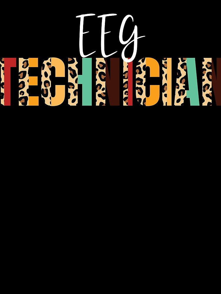 Thumbnail 3 von 3, Tuch, EEG Technician Cheetah Print EEG Neuro Technologist Gear designt und verkauft von DynamicDesign.