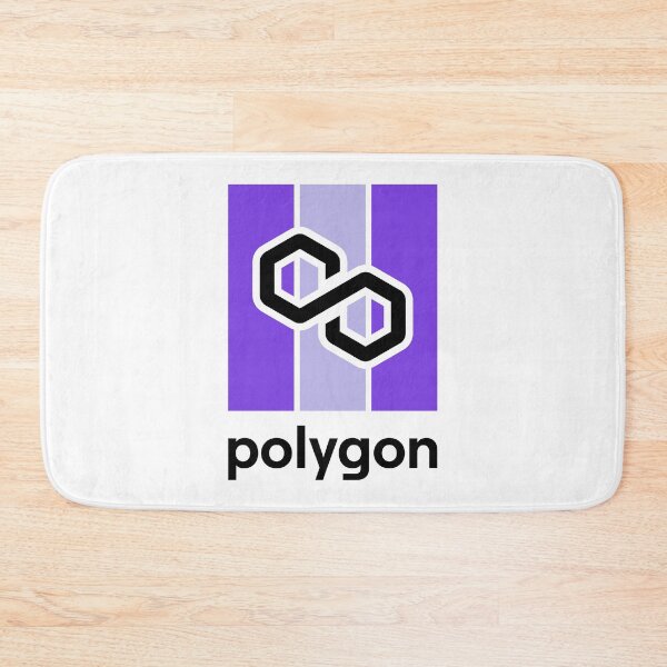 Item preview, Polygon MATIC Crypto Altcoin - Modern Design in Purple Colour Scheme designed and sold by CryptoMoods.