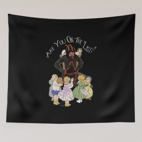 Item preview, Retro Vintage Merry Krampus Christmas Gifts Everyone designed and sold by Allegrascaffidi.