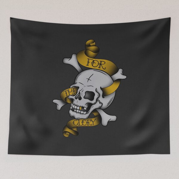 Item preview, FOR THE GLORY  - PIRATE SKULL designed and sold by hugoncalves.