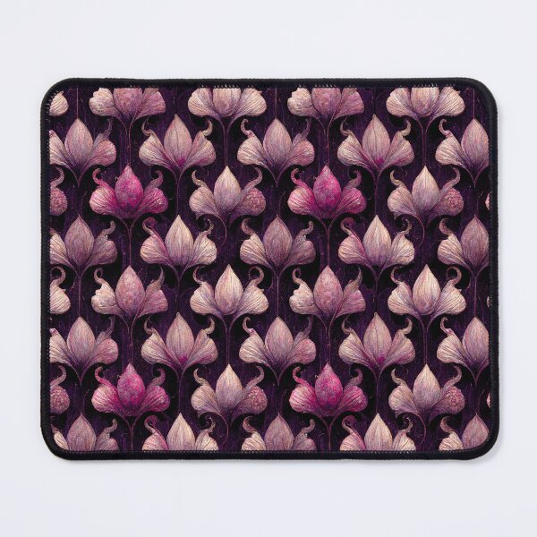 Item preview, Magenta floral pattern designed and sold by ZvekiVintage.