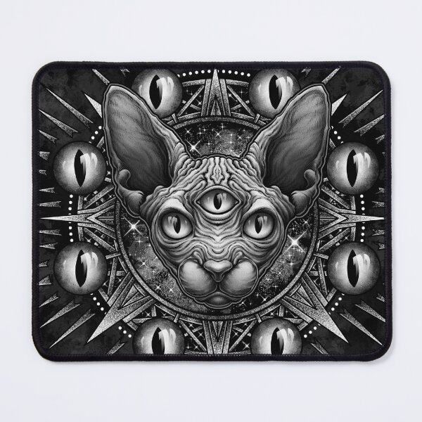 Item preview, three eyed sphynx cat designed and sold by lillyrise.