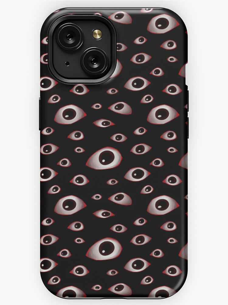 Thumbnail 1 of 4, iPhone Case, Creepy Eyes designed and sold by Syppah.