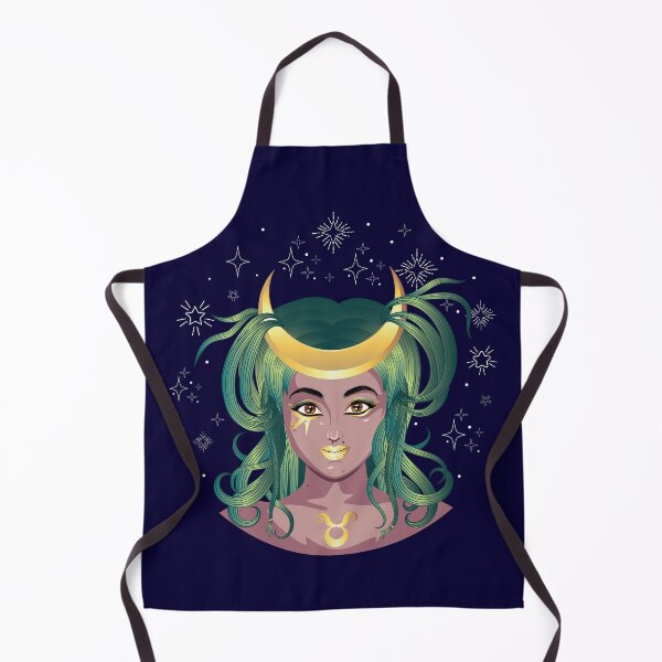 Item preview, Taurus girl with crescent moon crown designed and sold by AnnArtshock.