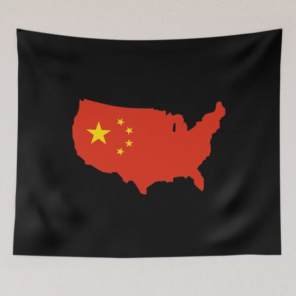 Item preview, Chinese American Flag designed and sold by AlleminDesign.