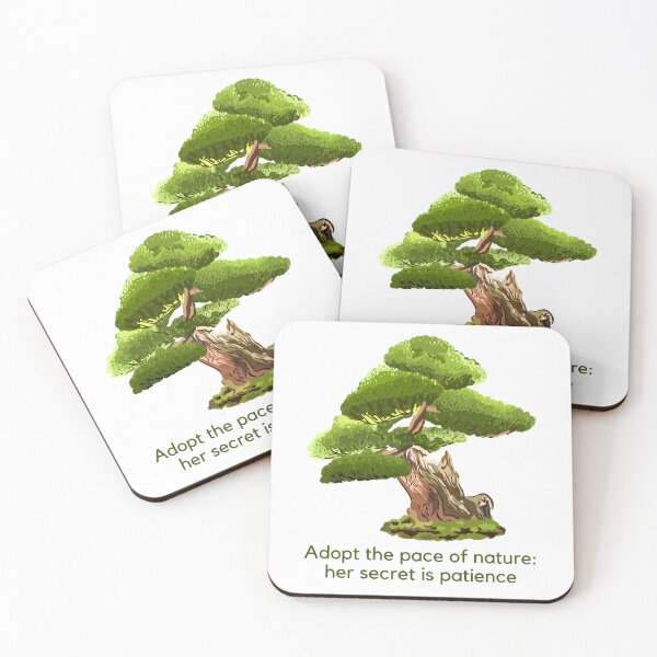Item preview, Pine Tree. Adopt the pace of nature her secret is patience. designed and sold by LaziniArts.
