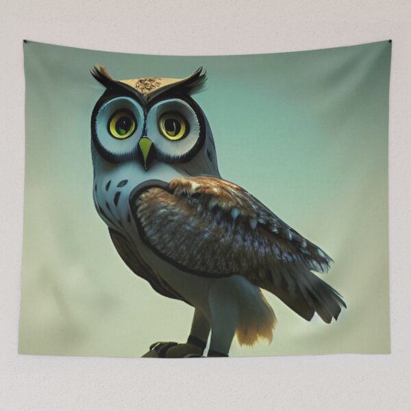 Item preview,  Magical Owl  designed and sold by TheJungleWorld.
