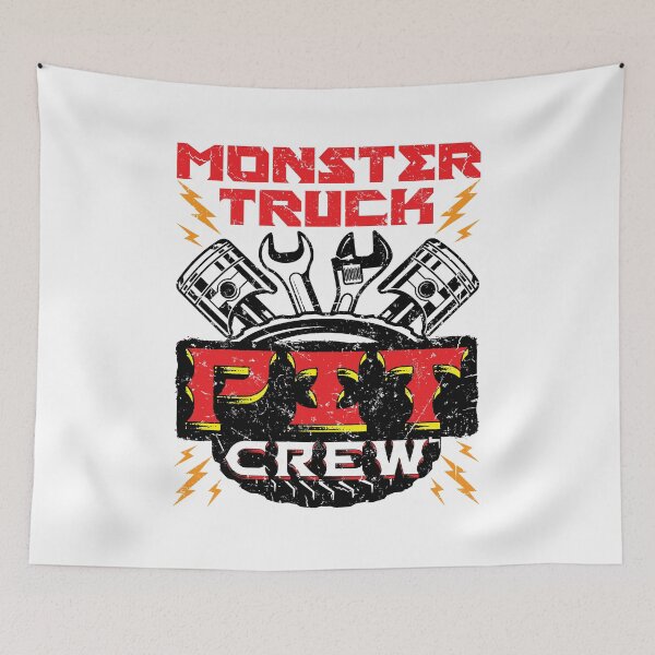 Item preview, Monster Truck Pit Crew designed and sold by jaygo.