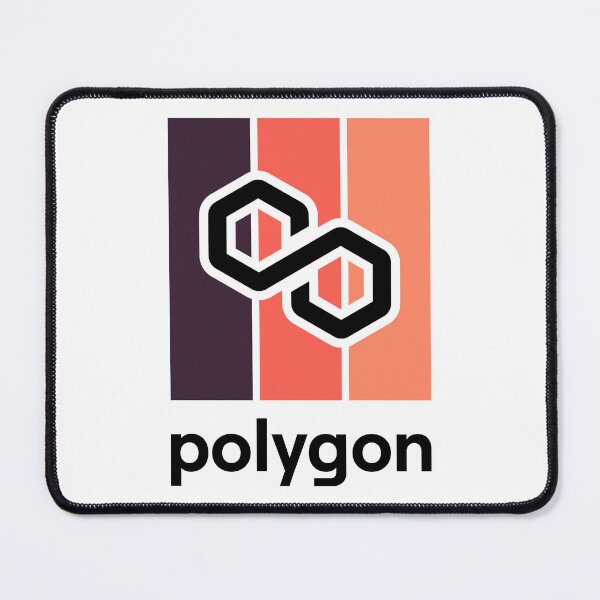 Item preview, Polygon MATIC Crypto Altcoin - Modern Design with Warm Colours designed and sold by CryptoMoods.