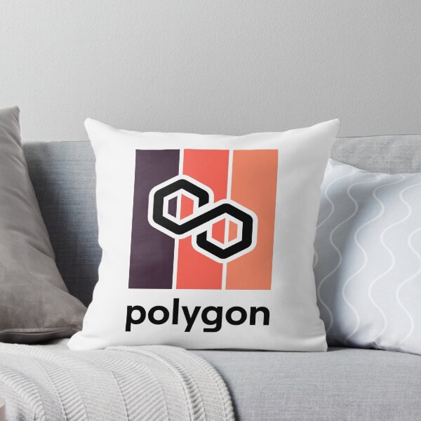 Item preview, Polygon MATIC Crypto Altcoin - Modern Design with Warm Colours designed and sold by CryptoMoods.