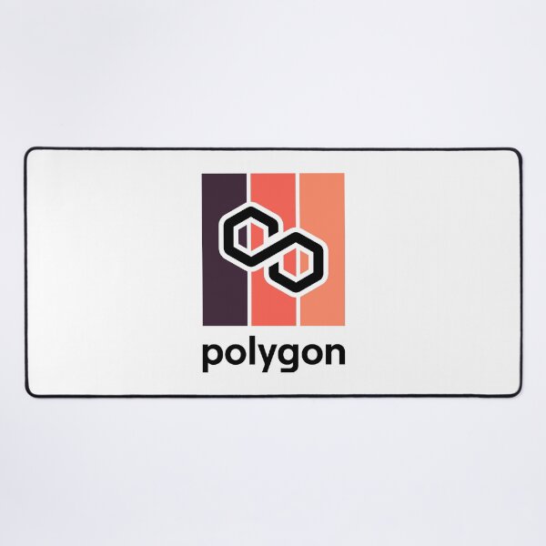 Item preview, Polygon MATIC Crypto Altcoin - Modern Design with Warm Colours designed and sold by CryptoMoods.