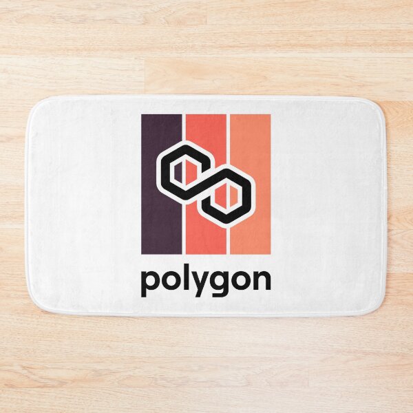 Item preview, Polygon MATIC Crypto Altcoin - Modern Design with Warm Colours designed and sold by CryptoMoods.