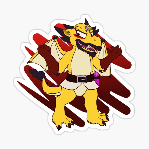 "Dragon Cortex" Sticker for Sale by Iscopeeee Redbubble
