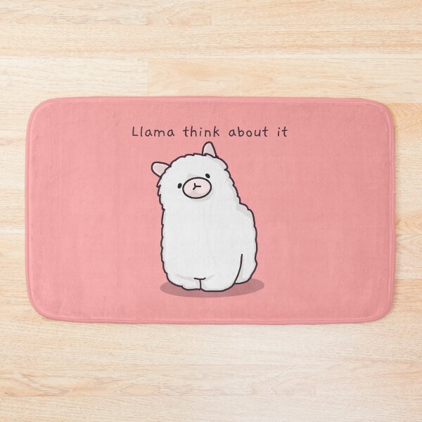 Item preview, Llama Think About It- Cute designed and sold by HappyDoodlen.