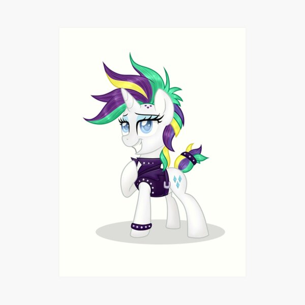 Punk Rarity - MLP Art Print