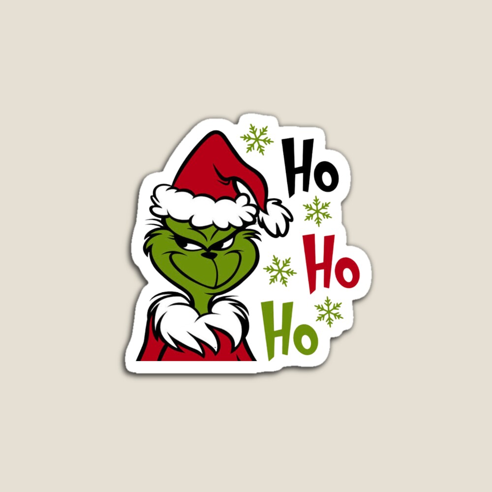 Grinch Xmas Sticker for Sale by PinkRhino24