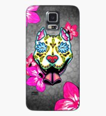 Slobbering Pit Bull - Day of the Dead Sugar Skull Pitbull Dog Case/Skin for Samsung Galaxy