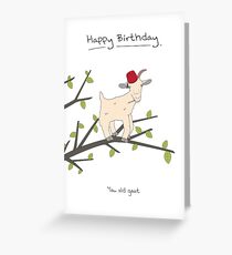 Birthday Card - Goat Greeting Card