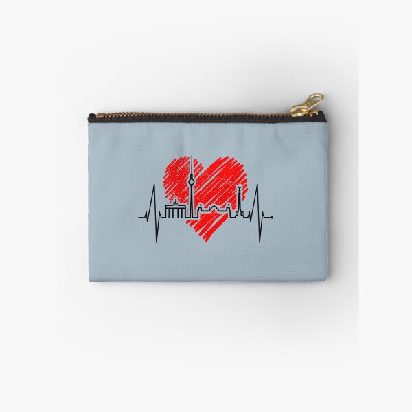 Item preview, Berlin Skyline Heartbeat Germany Fan Heart Love Gift For Berlin Lover    designed and sold by bassorickel6.