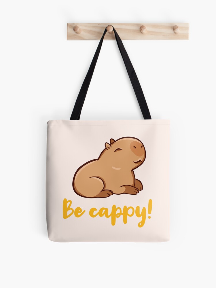 Pegatina for Sale con la obra «¡Carpincho lindo, sé cappy! Como un  capibara, capy» de manydoodles