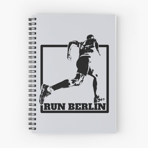Item preview, Quadrat als Rahmen – innen RUN BERLIN _amp_ Läufer - Motiv   designed and sold by bassorickel6.