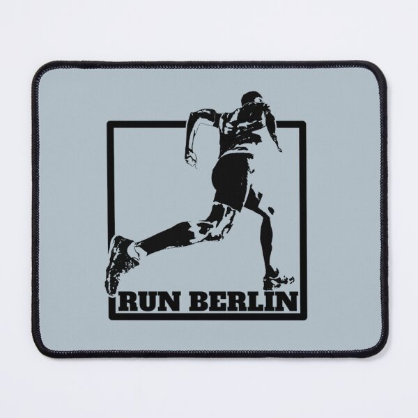 Item preview, Quadrat als Rahmen – innen RUN BERLIN _amp_ Läufer - Motiv   designed and sold by bassorickel6.
