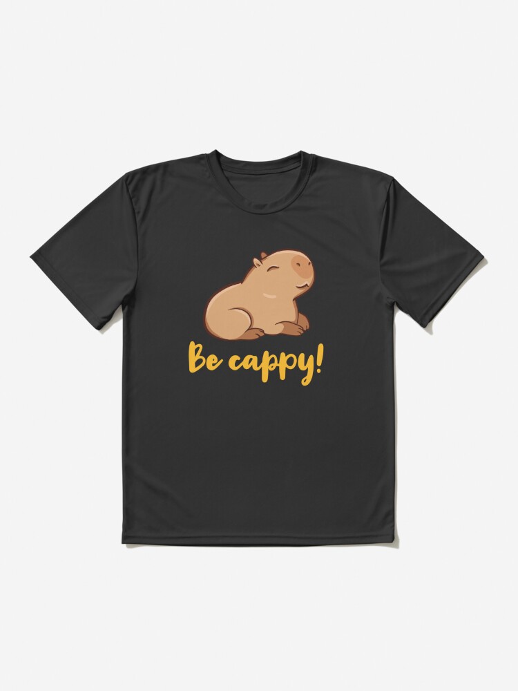 Pegatina for Sale con la obra «¡Carpincho lindo, sé cappy! Como un  capibara, capy» de manydoodles
