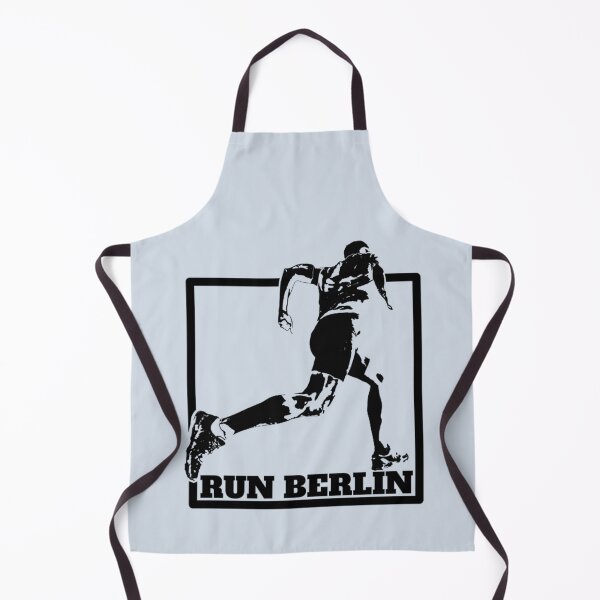 Item preview, Quadrat als Rahmen – innen RUN BERLIN _amp_ Läufer - Motiv designed and sold by bassorickel6.