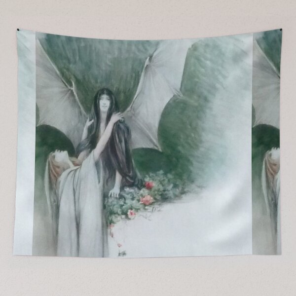 Item preview, Georges Clairin Chimere Portrait Sarah Bernhardt designed and sold by Vintage Designs +.