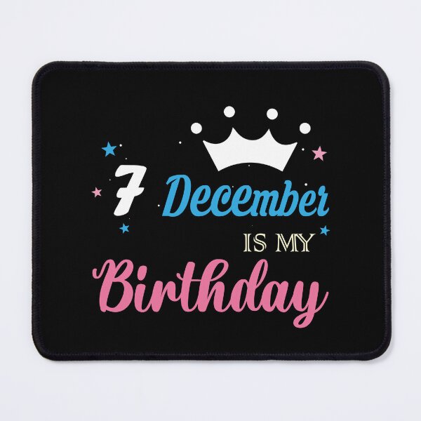 Item preview, Happy birthday 7 december designed and sold by Thealstars ⭐⭐⭐⭐⭐.