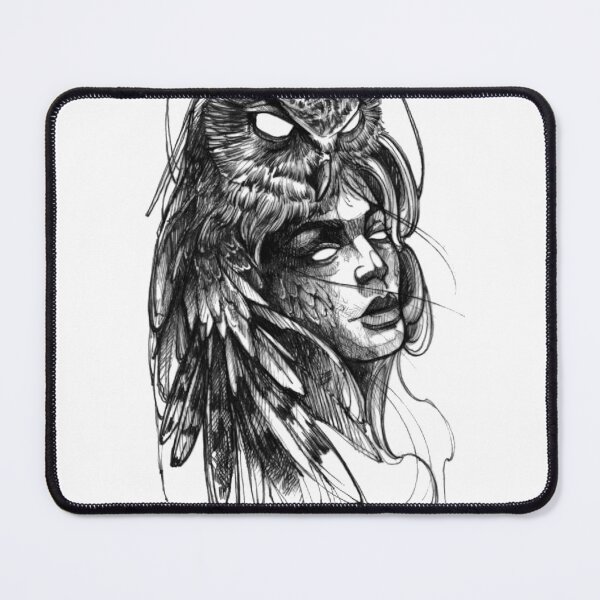 Item preview, owl woman designed and sold by LecoLA.