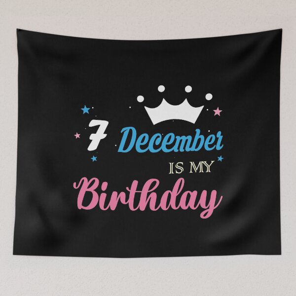 Item preview, Happy birthday 7 december  designed and sold by Thealstars  ⭐⭐⭐⭐⭐.