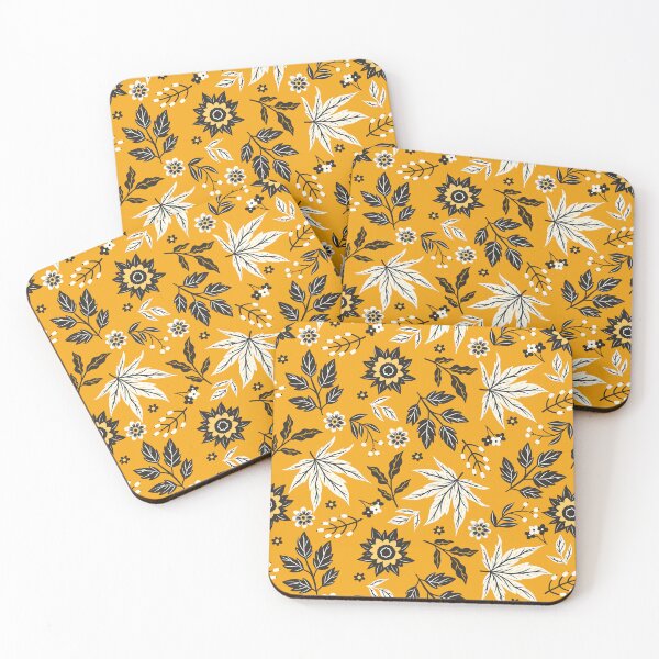 Item preview, autumn leaves and berries designed and sold by burbura.