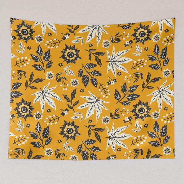Item preview, autumn leaves and berries designed and sold by burbura.