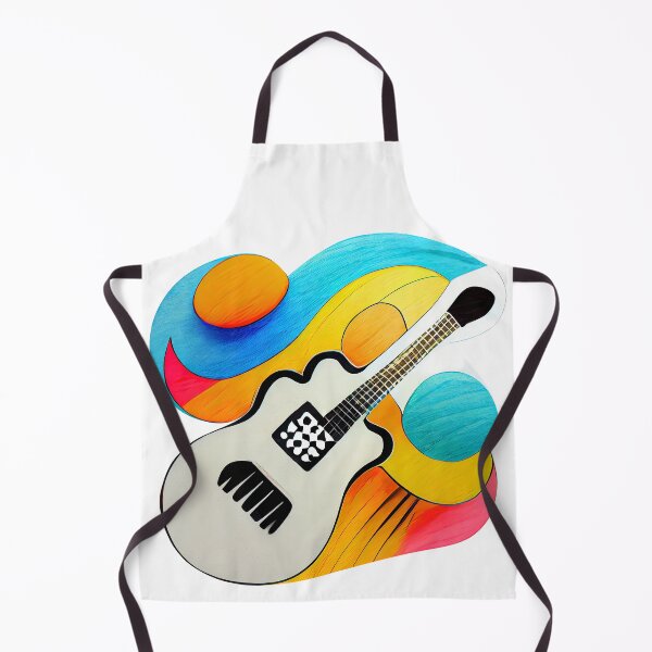 Item preview, Surrealistic Guitar in Pastels designed and sold by KOTOdesign.