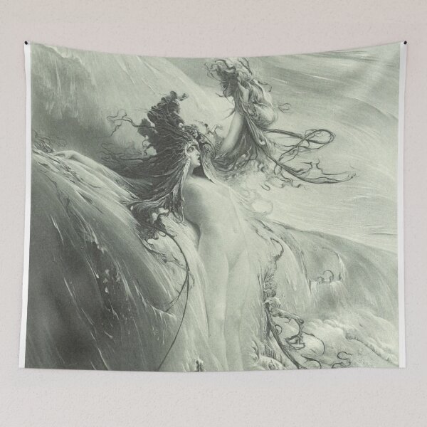 Item preview,  La Glande Vague - Georges Jules Victor Clairin designed and sold by Vintage Designs +.